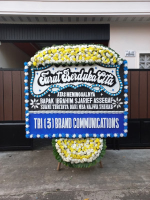 Papan Bunga Duka di Sumber Rejo